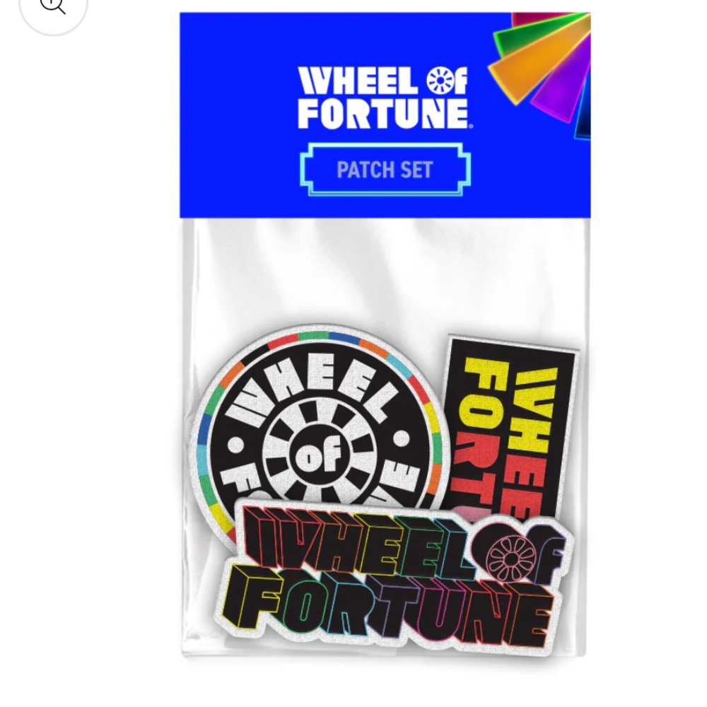 Wheel of Fortune Logo Patch Set NIP customize clothes w/embroidered patches - Picture 1 of 2